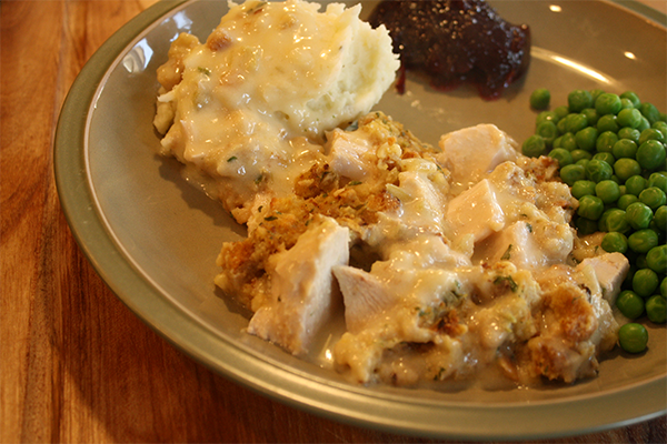 Chicken and Dressing Casserole