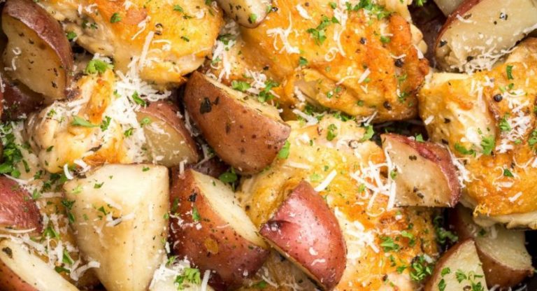 Slow-Cooker Garlic-Parmesan Chicken