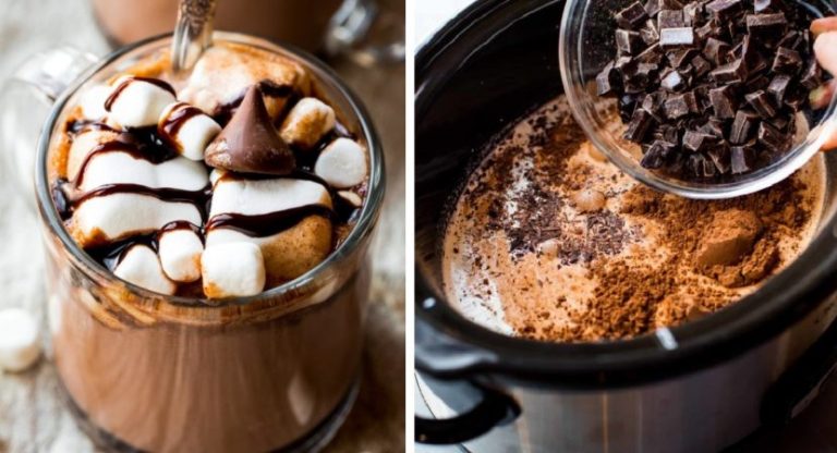 Decadent Slow Cooker Hot Chocolate