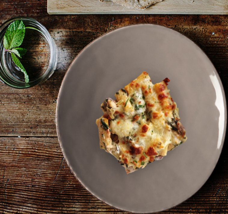 Chicken Spinach Pasta Bake