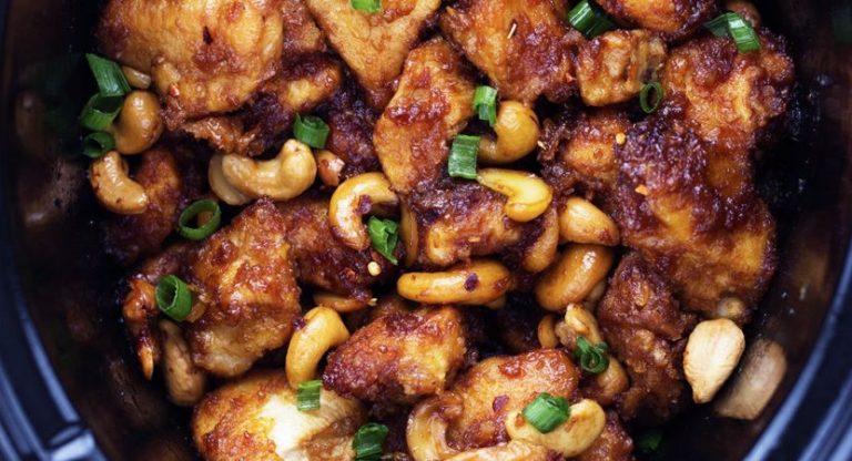 Slow Cooker Cashew Chicken