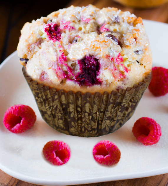 Chocolate Raspberry Muffins