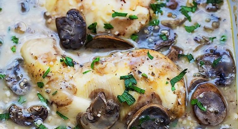 Slow Cooker Chicken Marsala