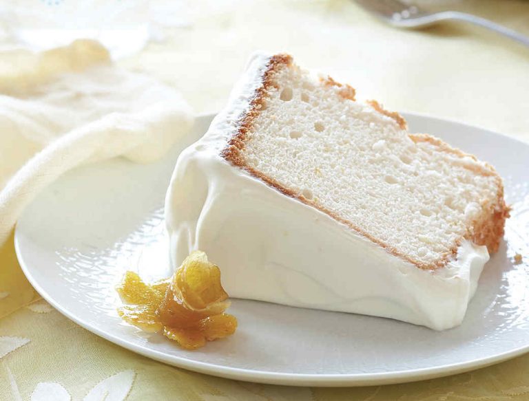 Lemon Angel Food Cake
