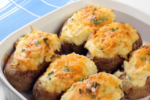 TWICE-BAKED POTATOES WITH ONLY 2 WEIGHT WATCHERS SP