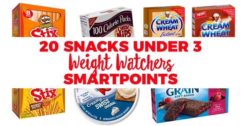 20 SNACKS UNDER 3 WEIGHT WATCHERS POINTS