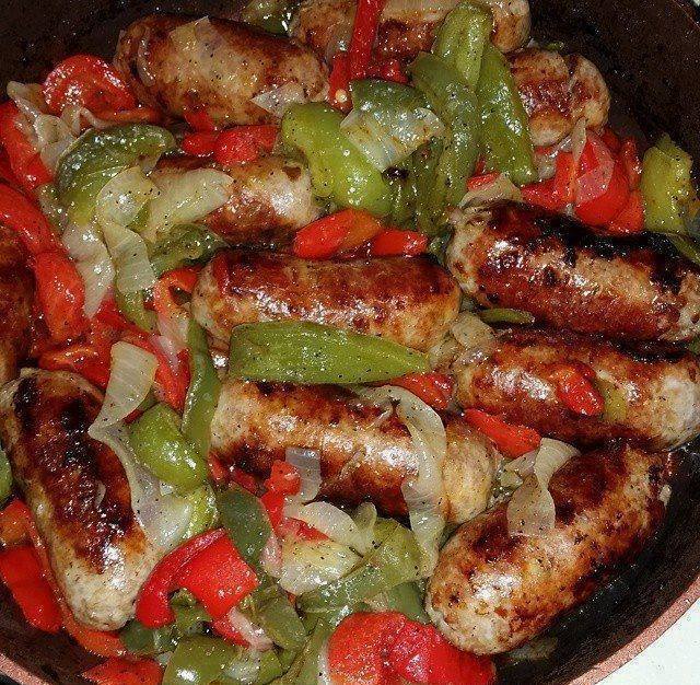 Sausage Peppers and Onions