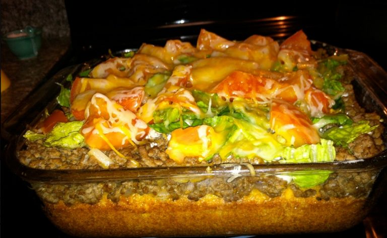 TACO CORN BREAD CASSEROLE