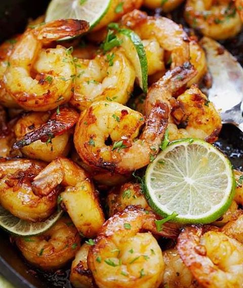 EASY CILANTRO LIME SHRIMP RECIPE