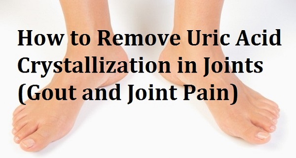 PREVENT GOUT AND JOINT PAIN BY REMOVING URIC ACID CRYSTALLIZATION FROM YOUR BODY. HERE IS HOW