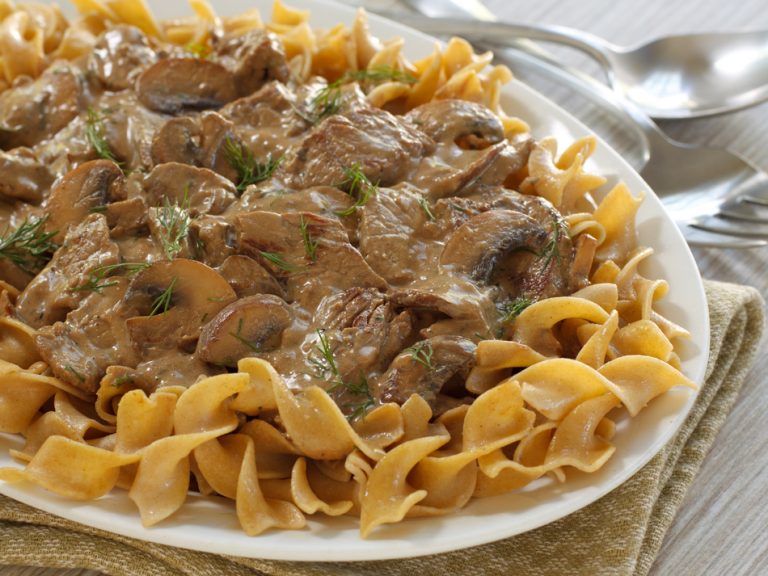 Healthy Beef Stroganoff