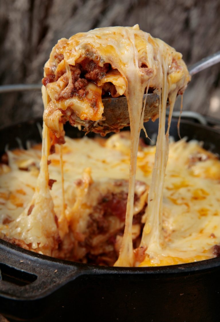 Low Carb Cheesy Beef & Cabbage Skillet Casserole