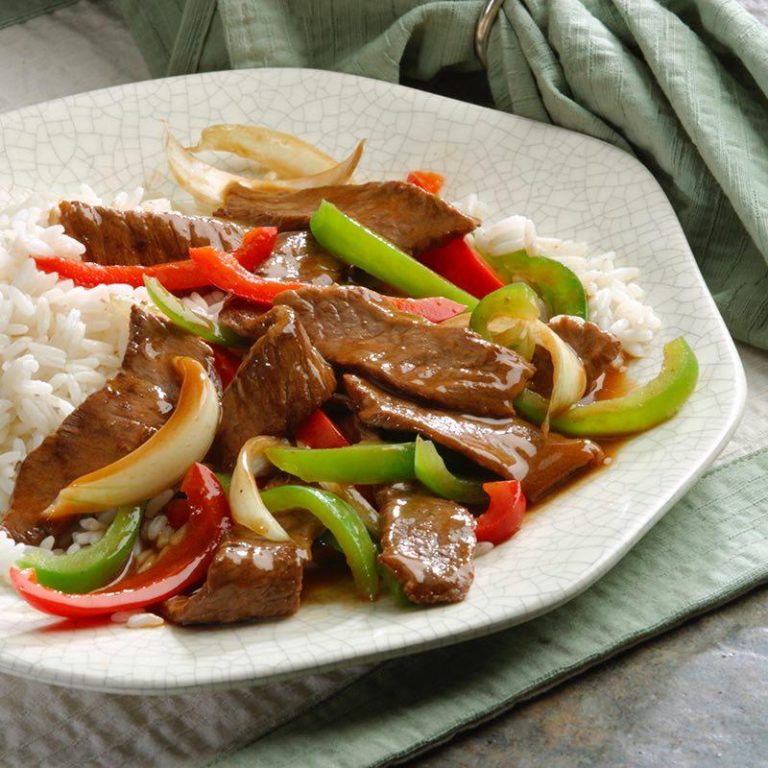 CROCK POT PEPPER STEAK