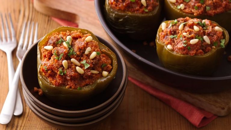 CROCKPOT STUFFED PEPPERS