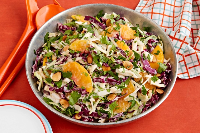 EASY PEACH COLESLAW
