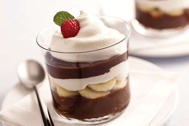 LOW-FAT CHOCOLATE-BANANA PARFAITS