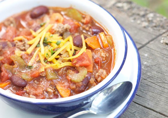 STOVETOP TURKEY CHILI