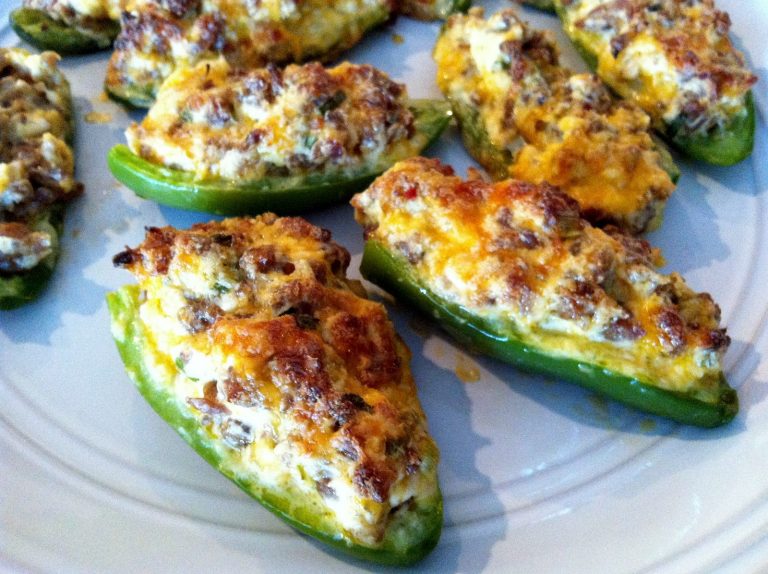 CHICKEN STUFFED JALAPENOS