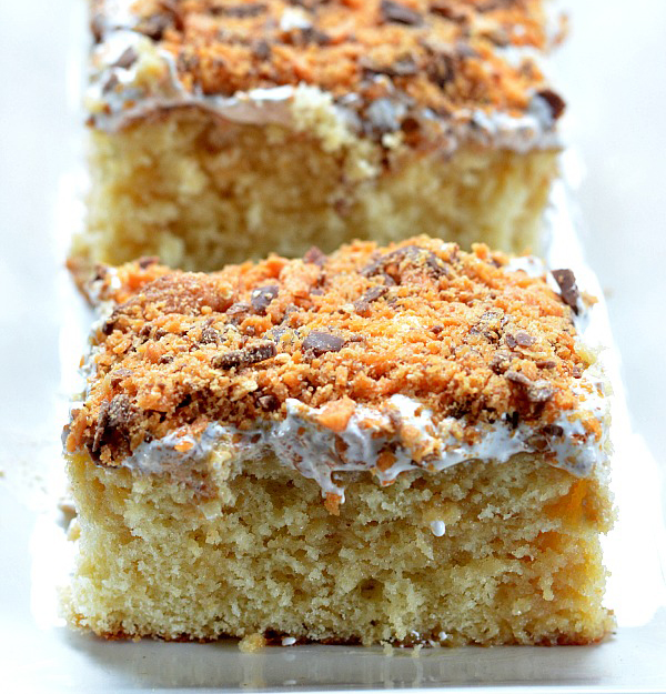 BUTTERFINGER CAKE