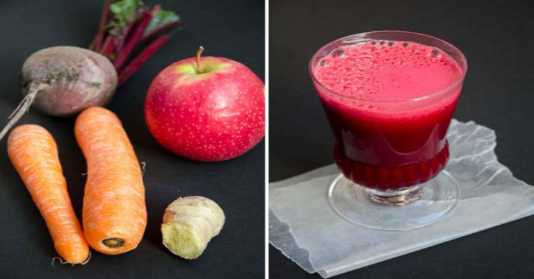 WHAT HAPPENS WHEN YOU MIX BEETS, CARROTS AND APPLES. THIS JUICE HELPS IN MANY DISEASES