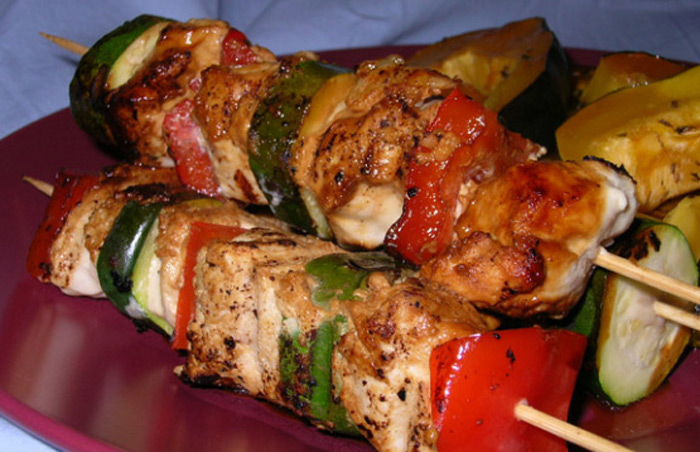 DIJON CHICKEN KABOBS