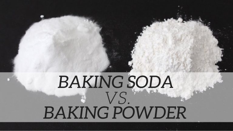 DIFFERENCE BETWEEN BAKING SODA AND BAKING POWDER