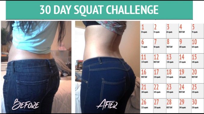 THE 30-DAY SQUAT CHALLENGE THAT WILL TRANSFORM YOUR BODY