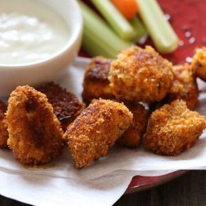 BAKED BUFFALO CHICKEN NUGGETS