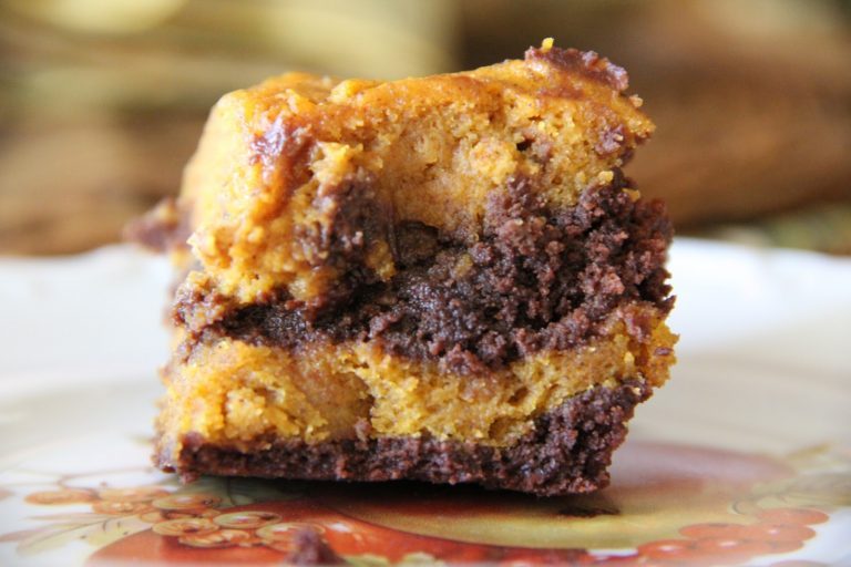 Chocolate Pumpkin Brownies
