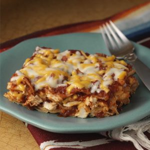 Shredded Chicken-Enchilada Casserole