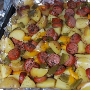 Smoked Sausage and Potato Bake