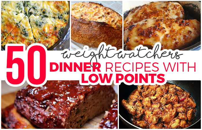 50 Weight Watchers Dinner Recipes with Low Points