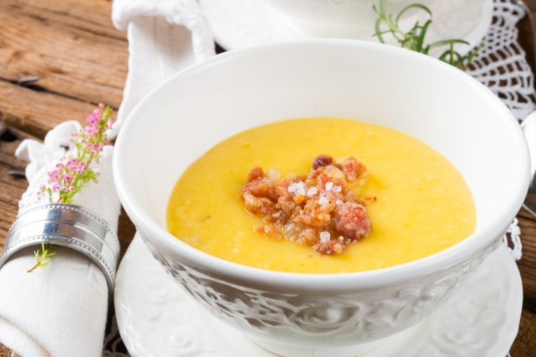 Cheesy Potato Soup with Bacon