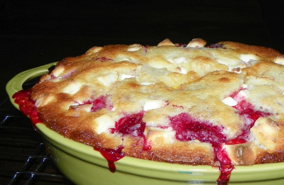 STRAWBERRY CREAM CHEESE COBBLER