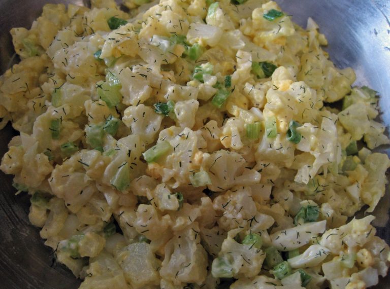 Low Carb Cauliflower “Potato” Salad