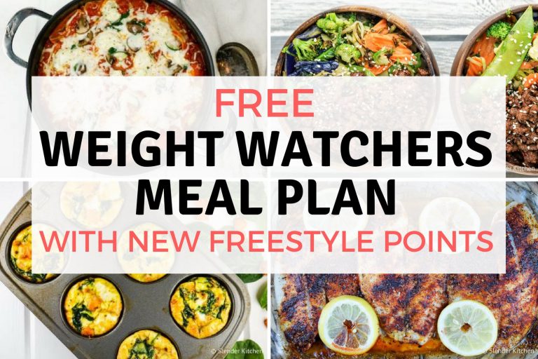 FREE WEIGHT WATCHERS MEAL PLAN (NEW FREESTYLE POINTS)