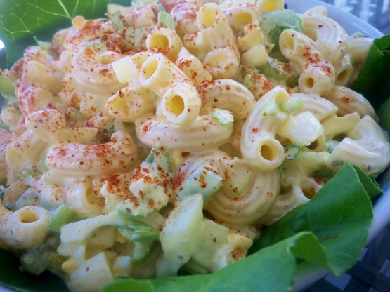 Sweet Amish Macaroni Salad