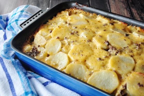 Hamburger Potato Cheese Casserole
