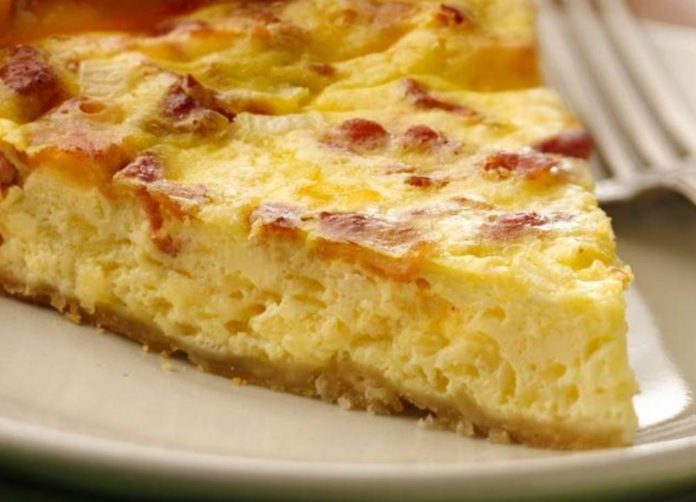 SYN FREE Bacon and Chicken Quiche