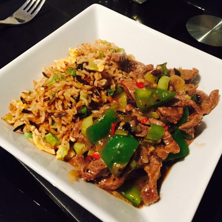 Beef and Peppers In Black Bean Sauce