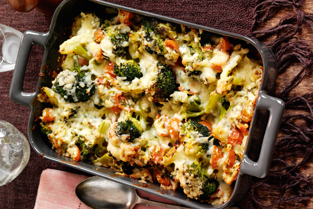 Slimming World’s cheesy broccoli bake