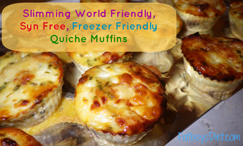 Slimming World Friendly, Syn Free, Freezer Friendly Quiche Muffins