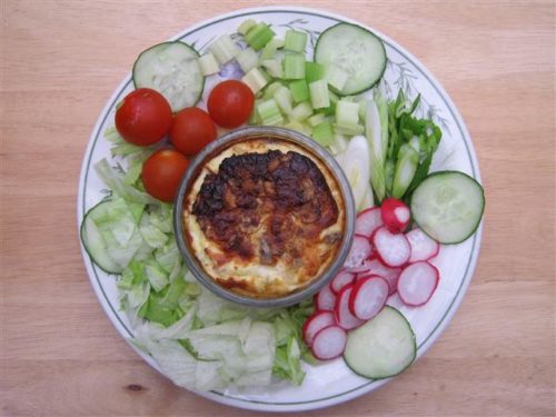 Mini Quiche Salad