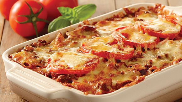 Delicious Spicy Tomato Pasta Bake