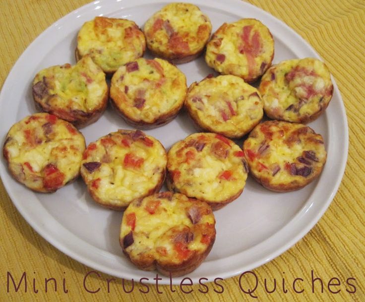 Mini Crustless Quiches