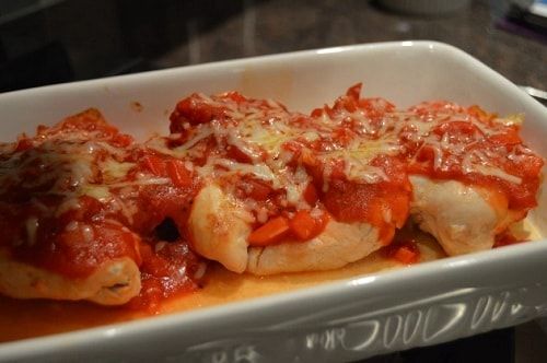 Pizza Topped Chicken (Slimming World Recipe)