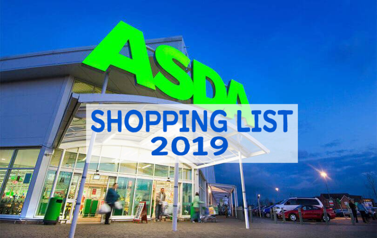 ASDA SLIMMING WORLD SHOPPING LIST