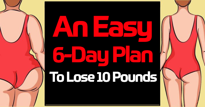An Easy 6-Day Plan To Lose 10 Pounds