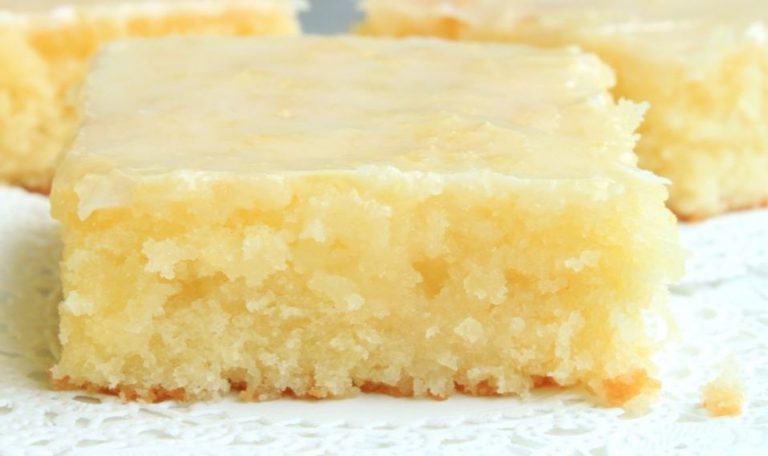 Skinny Lemon Brownies – lemon bars Recipe