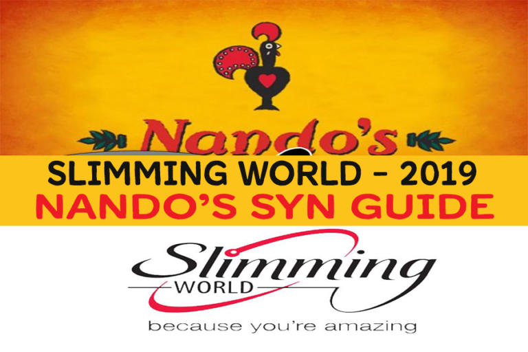 Nando’s Slimming World List